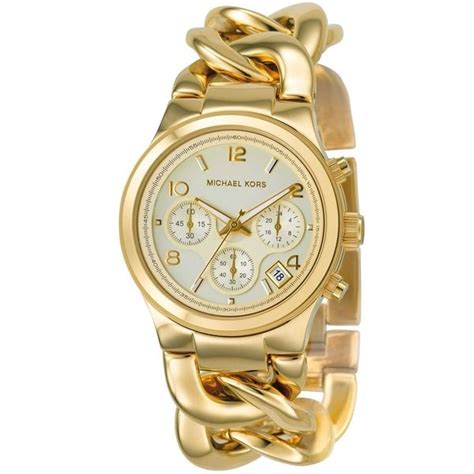 michael kors gold stainless steel twist chain watch|michael kors watches price original.